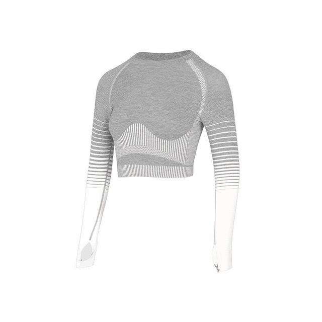 EP Sport Set Women Seamless Yoga Set Women Gym Clothes Long Sleeve