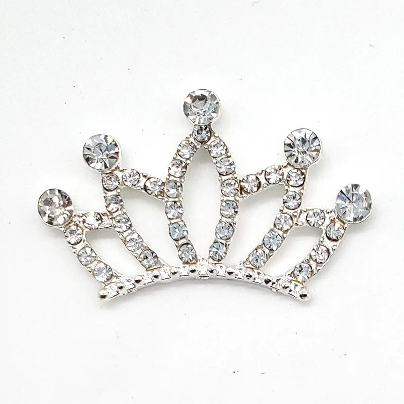 1pcs Crystal Crown Metal shoe Charms Pearl Jewelry shoe Accessories Clog Shoe chain Decoration for women’s  gift