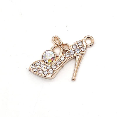 Hot 1pcs Jewelry Metal Shoe Charms Crystal crown Shoe Aceessories Pearl Bracelet Fit women’s croc clogs girls Gifts