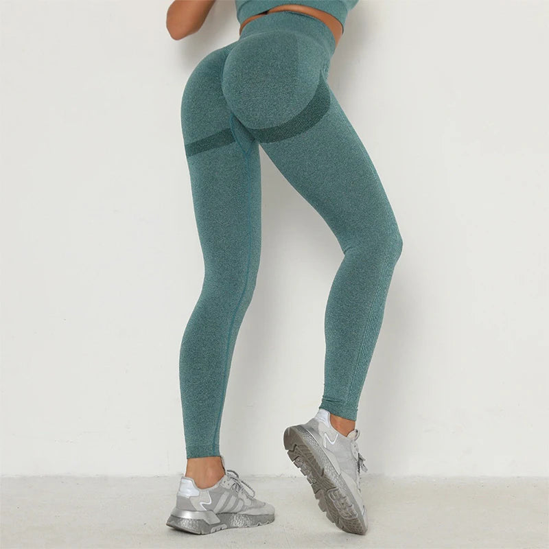 Women Yoga High Waist Leggings for Fitness Ladies Scrunch Bubble Butt Gym Sports Workout Leggings Push Up Fitness Female Legging