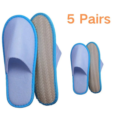 S Disposable Slipper 3/5Pairs High-Quality Closed Toe Home Guest Hospitality Shoes For Men And Women Bathroom Anti-slip Shoes