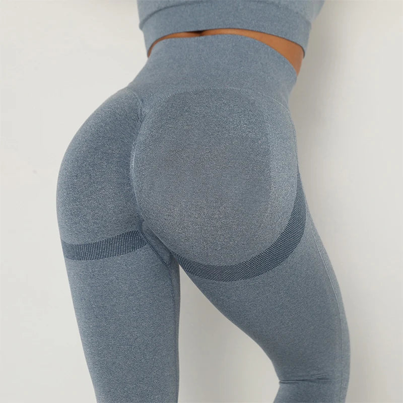 Women Yoga High Waist Leggings for Fitness Ladies Scrunch Bubble Butt Gym Sports Workout Leggings Push Up Fitness Female Legging