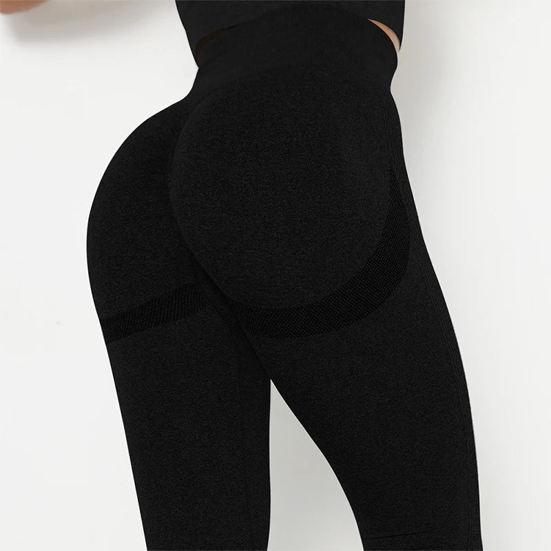 Women Yoga High Waist Leggings for Fitness Ladies Scrunch Bubble Butt Gym Sports Workout Leggings Push Up Fitness Female Legging