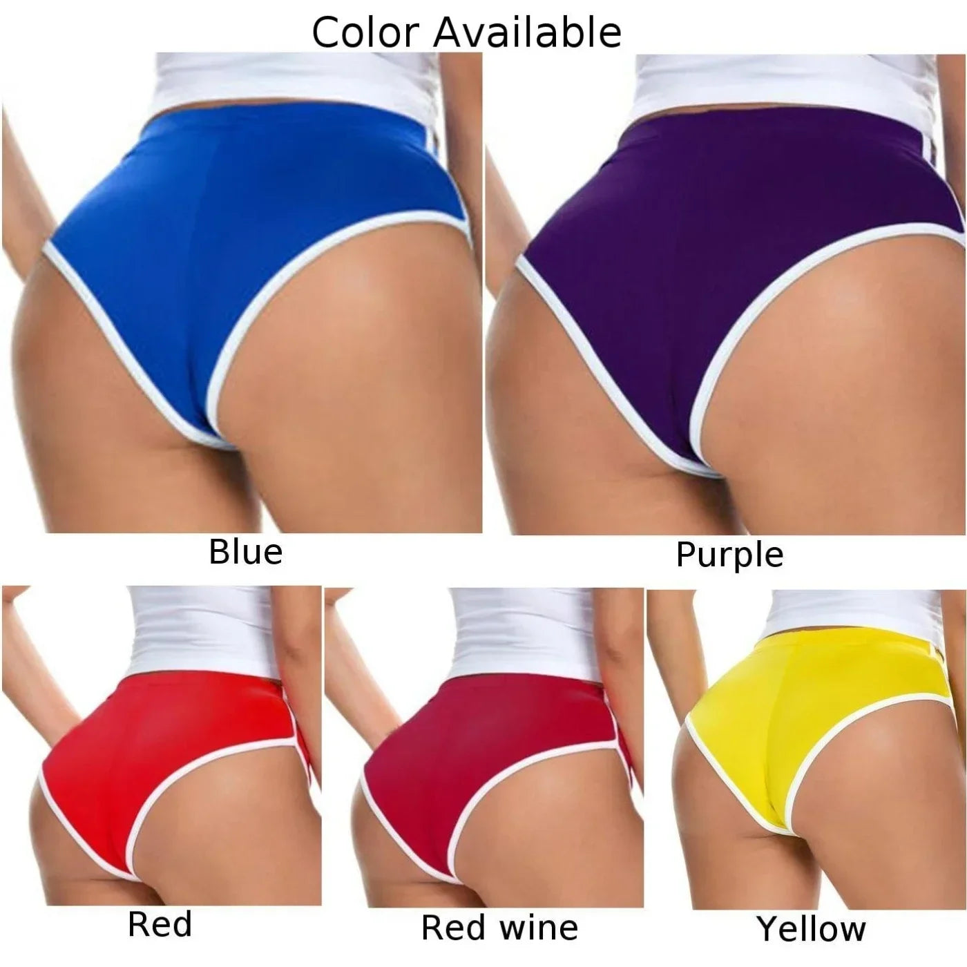 Womens Sports Yoga Low Rise Shorts Fitness Running Workout Gym Hot Pants Plus Bottom Beach Pants Fashion Solid Ladies Shorts