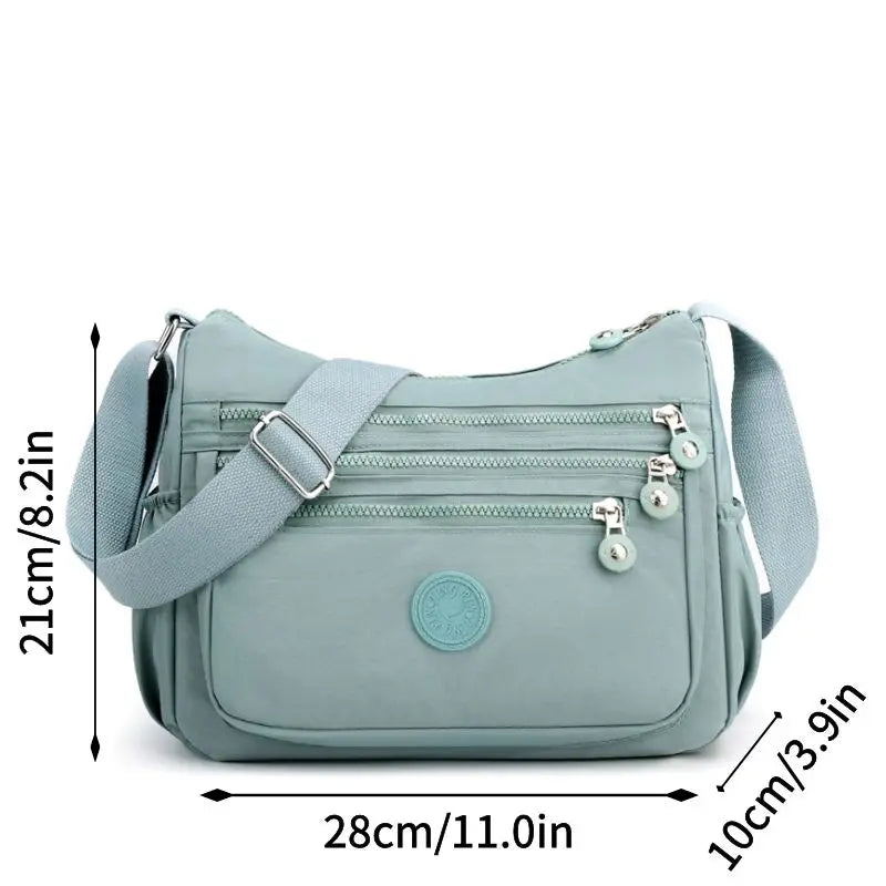 Shoulder Bag Crossbody Bag for Women Messenger Bags Waterproof Nylon Ladies Handbag