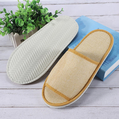 S Disposable Slipper 3/5Pairs High-Quality Closed Toe Home Guest Hospitality Shoes For Men And Women Bathroom Anti-slip Shoes