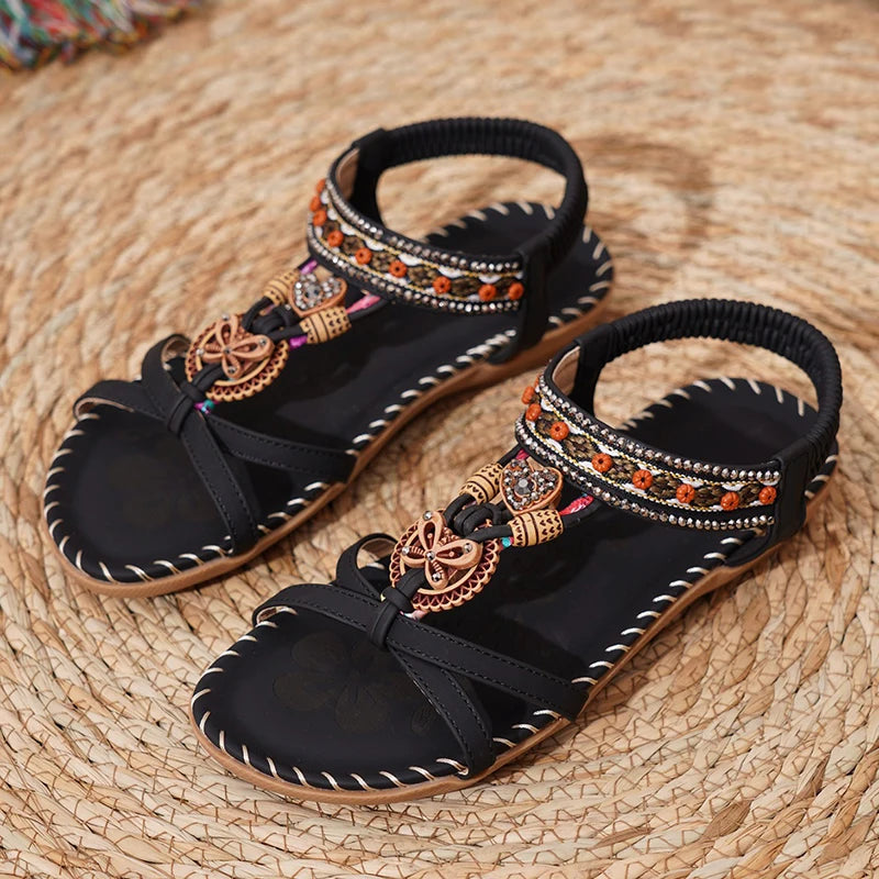 Women Sandals Shoes Summer Retro Sandals For Women Casual Shoes Woman Breathable Women's Shoes Soft Sandal Women Female Footwear