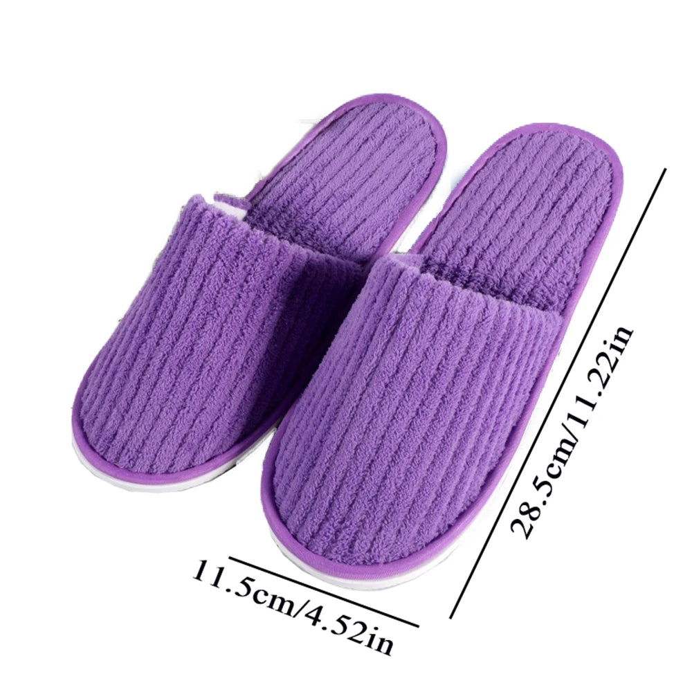 S Disposable Slipper 3/5Pairs High-Quality Closed Toe Home Guest Hospitality Shoes For Men And Women Bathroom Anti-slip Shoes