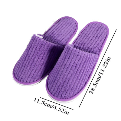 S Disposable Slipper 3/5Pairs High-Quality Closed Toe Home Guest Hospitality Shoes For Men And Women Bathroom Anti-slip Shoes