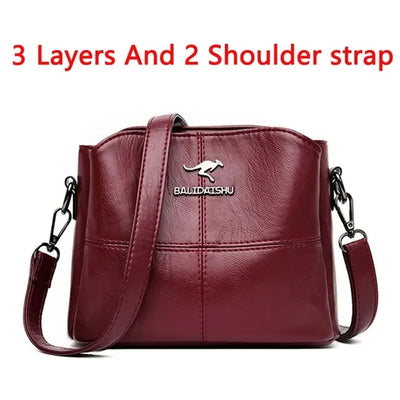 Luxury Designer Ladies Handbags High Quality Leather Shoulder Bags for Women 2024 Female Crossbody Bag Purses and Handbags Sac