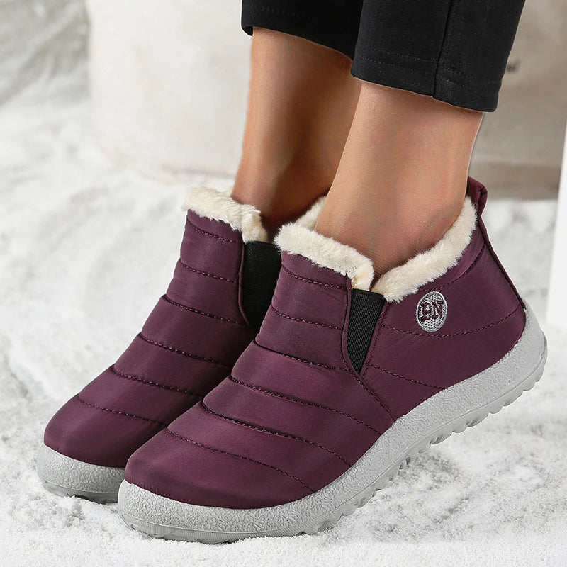 Winter Warm Shoes Women Flats Comfortable Women's Shoes Ankle Sneakers Women Short Breathable Shoes Woman Zapatos De Mujer